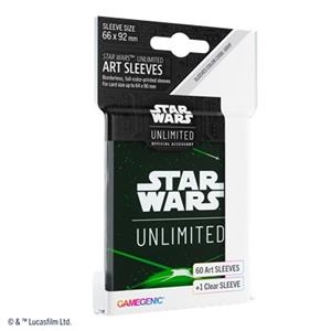 STAR WARS: UNLIMITED ART SLEEVES CARD BACK GREEN - FUNDES CARTES | 4251715415351 | Librería online de Figueres / Empordà