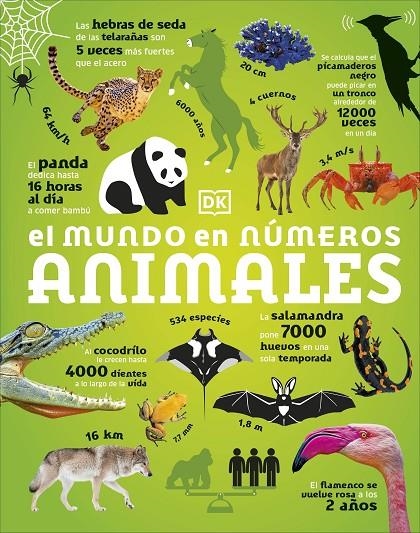 El mundo en números. Animales | 9780241702994 | DK | Llibreria online de Figueres i Empordà