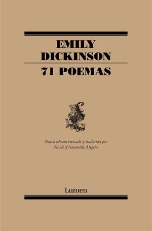 71 poemas (Nueva edición revisada) | 9788426426956 | Dickinson, Emily | Llibreria online de Figueres i Empordà