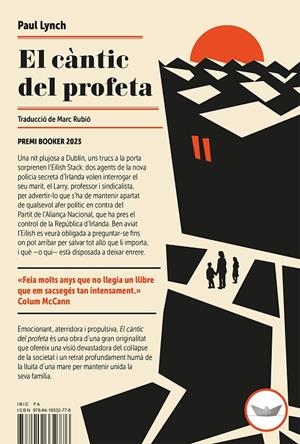 El càntic del profeta | 9788419332776 | Lynch, Paul | Llibreria online de Figueres i Empordà