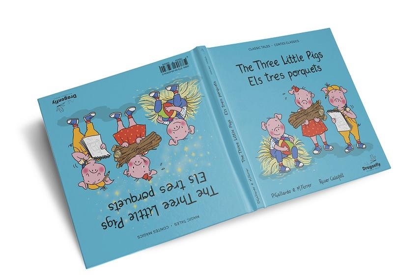 Els tres porquets / The Three Little Pigs - Conte Clàssic i Màgic - Classic & Magic | 9788409659340 | Gallardo Sánchez, Pedro/Calafell i Serra, Roser | Llibreria online de Figueres i Empordà