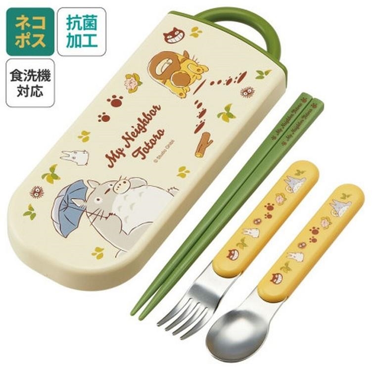 TOTORO & CATBUS SET PALILLOS CUCHARA TENEDOR 20 CM MI VECINO TOTORO | 4973307649509 | Llibreria online de Figueres i Empordà