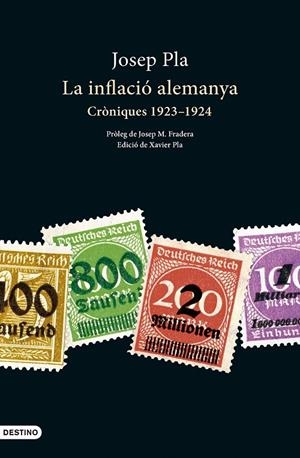 La inflació alemanya | 9788419734044 | Pla, Josep | Llibreria online de Figueres i Empordà