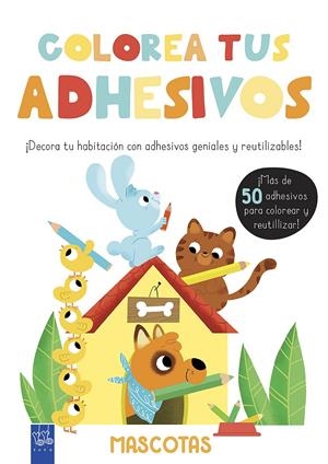 Colorea tus adhesivos. Mascotas | 9788408200468 | YOYO | Llibreria online de Figueres i Empordà