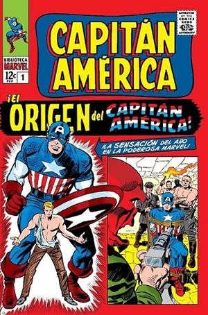 BIBLIOTECA MARVEL CAPITAN AMERICA 2X1 (Nº1 Y Nº2) | 8424248924379 | Lee, Stan / Kirby, Jack  | Librería online de Figueres / Empordà