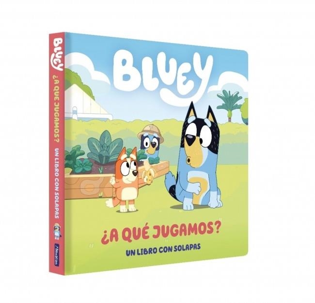 Bluey. Libro de cartón con solapas - ¿A qué jugamos? | 9788448870089 | Bluey | Llibreria online de Figueres i Empordà