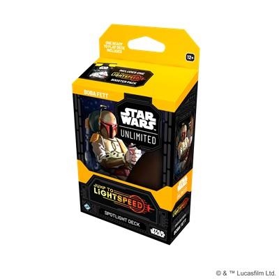 Spotlight deck BOBA FETT. STAR WARS UNLIMITED: JUMP TO LIGHTSPEED ***ENGLISH*** | 841333128050 | Llibreria online de Figueres i Empordà
