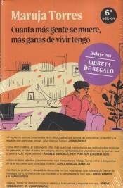 PACK CUANTA MÁS GENTE SE MUERE, MÁS GANAS DE VIVIR TENGO + LIBRETA | 8432715181170 | Torres, Maruj | Librería online de Figueres / Empordà