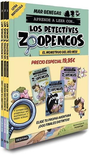 Pack Aprende a leer con... ¡Los Detectives Zoopencos! 1, 2 y 3: En letra | 9788408300946 | Benegas, Mar | Librería online de Figueres / Empordà