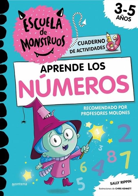 Escuela de Monstruos. Cuaderno de actividades - Aprende los NÚMEROS | 9788419085894 | Rippin, Sally | Llibreria online de Figueres i Empordà