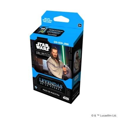 Mazo de muestra QUI-GON JINN. STAR WARS UNLIMITED: LEYENDAS DE LA FUERZA | 841333132736 | Librería online de Figueres / Empordà