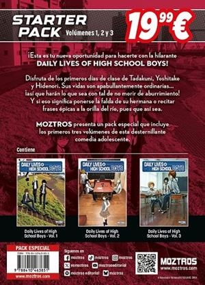 STARTER PACK DAILY LIVES OF HIGH-SCHOOL BOYS | 9788410463851 | Yamauchi, Yasunobu | Librería online de Figueres / Empordà