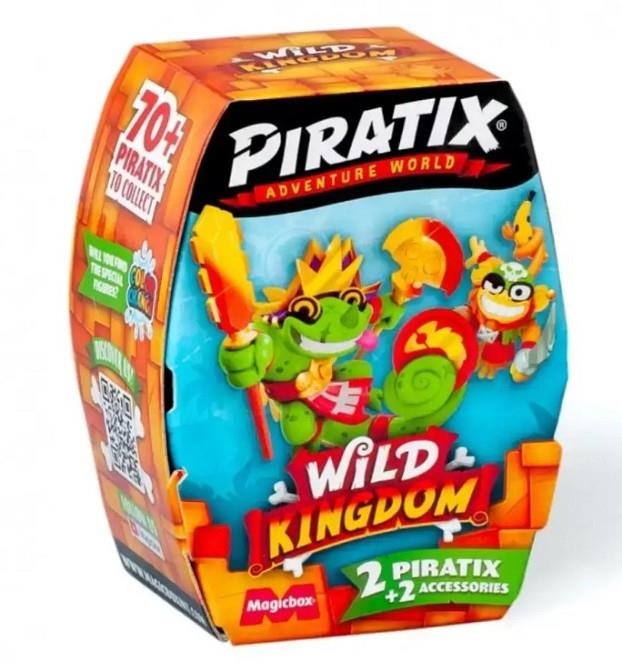 PACK 2 FIGURAS SORPRESA PIRATIX WILD KINGDOM ONE PACK | 8431618045961 | Librería online de Figueres / Empordà
