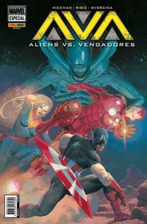 ALIENS VS VENGADORES | 9791370131340 | Hickman, Jonathan/Ribic, Esad | Llibreria online de Figueres i Empordà