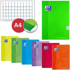 LLIBRETA A4 48 FULLS QUADRICULA 4X4 COLORS VARIATS | 8412771085100 | Librería online de Figueres / Empordà