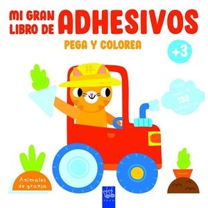 Mi gran libro de adhesivos pega y colorea. Animales de granja | 9788408234630 | YOYO | Llibreria online de Figueres i Empordà