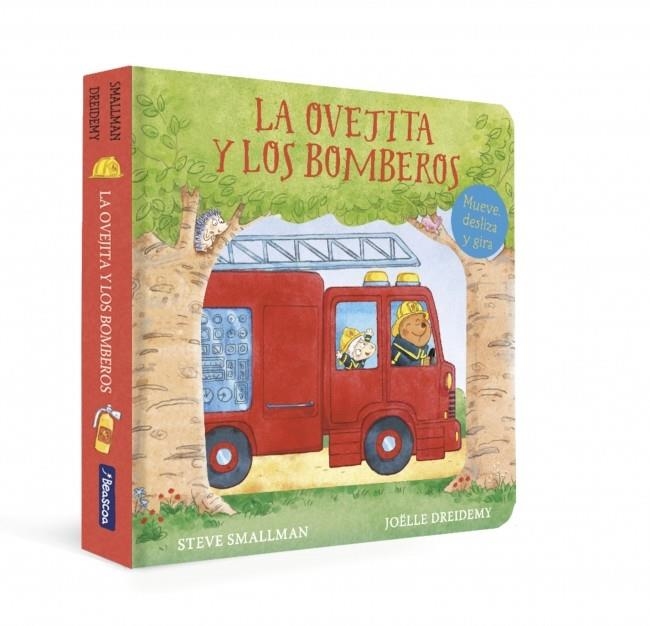 La ovejita y los bomberos (La ovejita que vino a cenar. Libro de cartón con meca | 9788448871192 | Smallman, Steve | Llibreria online de Figueres i Empordà
