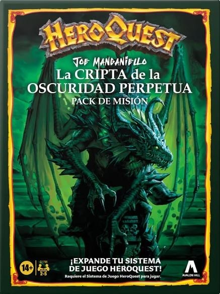 HEROQUEST LA CRIPTA DE LA OSCURIDAD PERPETUA PACK. HASBRO GAMING G1798SG0 | 5010996325518 | Llibreria online de Figueres i Empordà