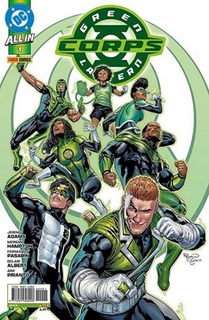 ALL IN GREEN LANTERN CORPS #001 | 977308169800800001 | Adams, Jeremy / Albert, Oclair / Hampton, Morgan / Pasarin, Fernando | Librería online de Figueres / Empordà
