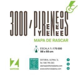 3000 PIRINEOS - MAPA DE RASCAR 1:175000 | 9788470111945 | Llibreria online de Figueres i Empordà