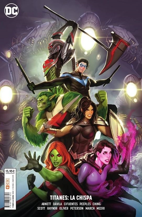 Los Titanes: La Chispa | 9788417827816 | Abnett, Dan/Azagra Rueda, Bárbara | Llibreria online de Figueres i Empordà