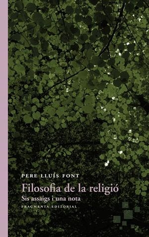 Filosofia de la religió | 9788415518747 | Lluís Font, Pere | Librería online de Figueres / Empordà