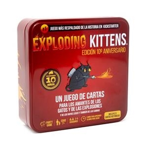 JUEGO DE MESA: Exploding Kittens Edición 10º Aniversario | 810171412058 | Llibreria online de Figueres i Empordà