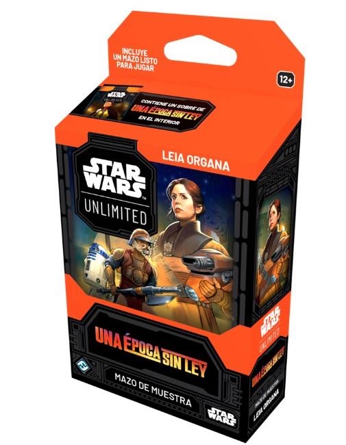 Mazo de muestra LEIA ORGANA. STAR WARS UNLIMITED: UNA ÉPOCA SIN LEY | 841333137557-1 | Llibreria online de Figueres i Empordà