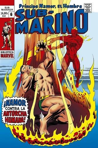 BIBLIOTECA MARVEL NAMOR, EL HOMBRE SUBMARINO #06 DE 1969 | 9791370134785 | Thomas, Roy / Severin, Marie / Colan, Gene / Sinnot, Joe | Llibreria online de Figueres i Empordà
