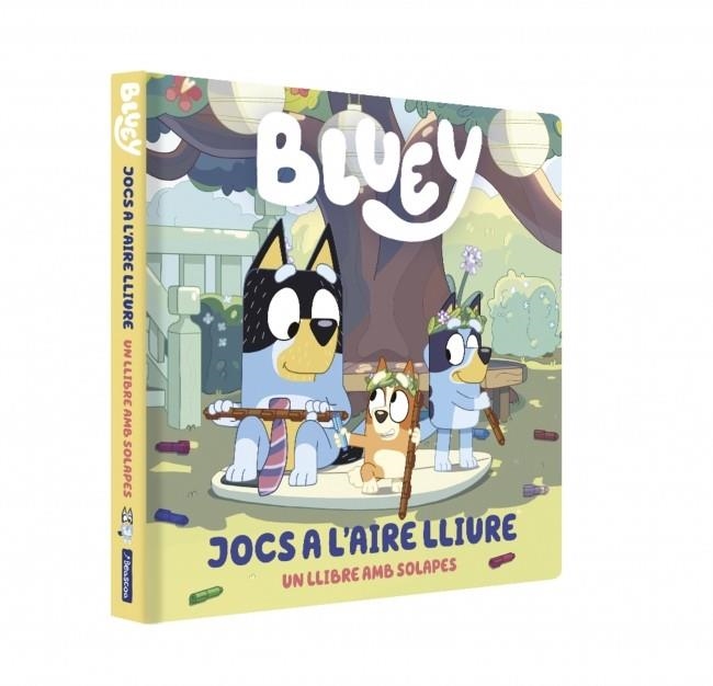 Bluey. Llibre de cartró amb solapes - Joc a l'aire lliure | 9788448872748 | Bluey | Llibreria online de Figueres i Empordà