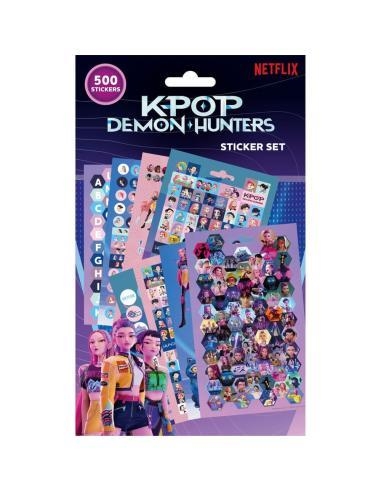 LIBRETA DE PEGATINAS 500 PIEZAS K-POP DEMON HUNTER | 5063457074593 | Llibreria online de Figueres i Empordà