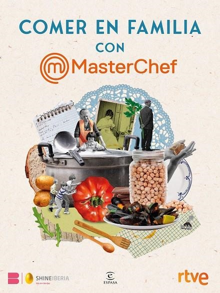 Comer en familia con MasterChef | 9788467080988 | Shine/RTVE | Llibreria online de Figueres i Empordà