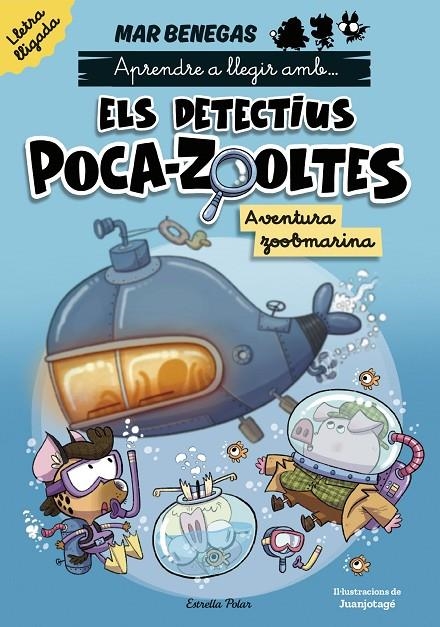 Aprendre a llegir amb els detectius Poca-zooltes Lletra lligada #01. Aventura zoobmarina | 9791387903992 | Benegas, Mar | Llibreria online de Figueres i Empordà