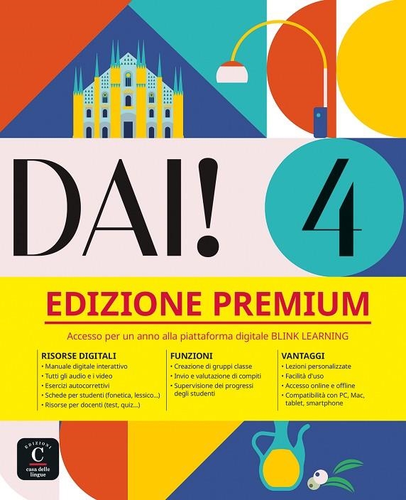 DAI+! 4 Premium Libro dello studente+esercizi | 9788411573832 | Bacci, Simone/Birello, Marilisa/Morano, Vincenzo/Vilagrasa, Albert/Zambiasi, Clarissa | Llibreria online de Figueres i Empordà