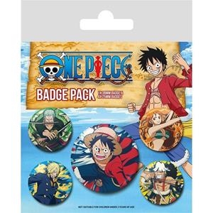 PACK DE 5 PINS/CHAPAS ONE PIECE - badge pack | 5063457070212 | Llibreria online de Figueres i Empordà