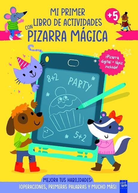 Mi primer libro de actividades con pizarra mágica. Amarillo | 9788408313571 | YOYO | Librería online de Figueres / Empordà