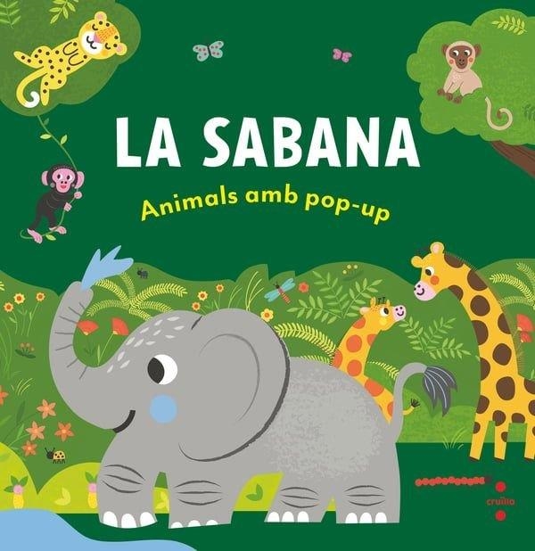 Animals amb pop-up. La sabana | 9788466160001 | Hall, Abigail | Llibreria online de Figueres i Empordà