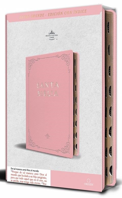 Biblia RVR 1960 Simil Piel Rosada tamaño manual Nombres de Dios | 9798890982131 | Reina Valera Revisada | Llibreria online de Figueres i Empordà