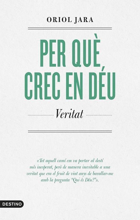 Per què crec en Déu | 9788419734136 | Jara, Oriol | Llibreria online de Figueres i Empordà