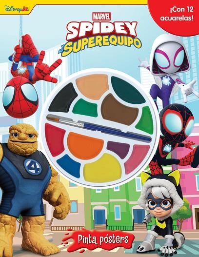 Spidey y su superequipo. Pinta pósters | 9788410362291 | Marvel | Llibreria online de Figueres i Empordà