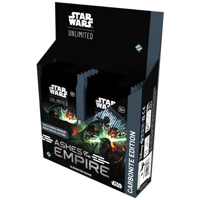 CAJA SELLADA (12 sobres) STAR WARS UNLIMITED: ASHES OF THE EMPIRE CARBONITE EDITION | 841333135973 | Librería online de Figueres / Empordà