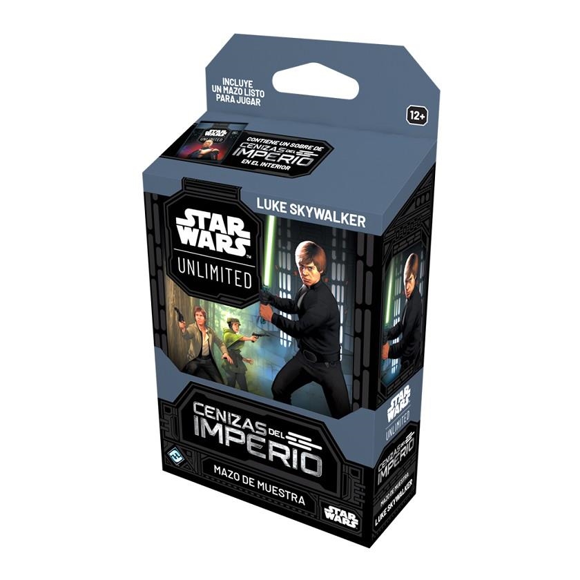 Mazo de muestra LUKE SKYWALKER. STAR WARS UNLIMITED: CENIZAS DEL IMPERIO | 841333139995 | Llibreria online de Figueres i Empordà