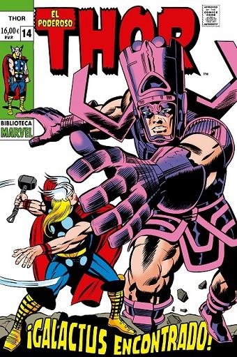 BIBLIOTECA MARVEL EL PODEROSO THOR #14 | 9791370138776 | Lee, Stan / Kirby, Jack | Llibreria online de Figueres i Empordà