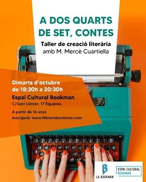 A DOS QUARTS DE SET, CONTES: Taller de creació literària, amb M. Mercè Cuartiella | TA0220226 | Cuartiella Todolí, M. Mercè | Librería online de Figueres / Empordà