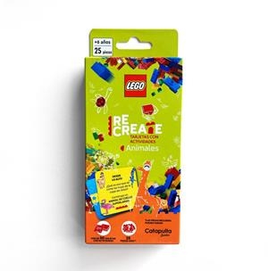 LEGO recreate animales, construcción tarjetas con actividades | 9788419987549 | Llibreria online de Figueres i Empordà