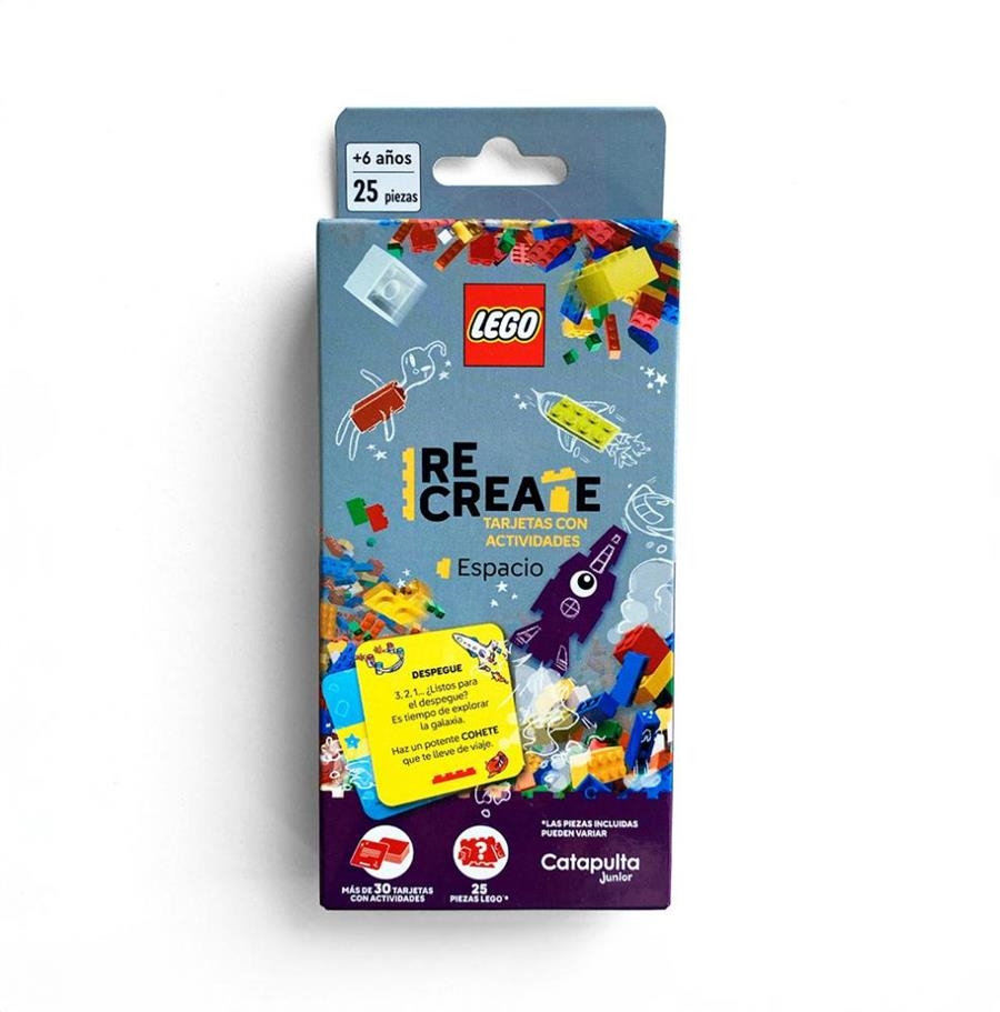 LEGO recreate espacio, construcción tarjetas con actividades | 9788419987556 | Llibreria online de Figueres i Empordà