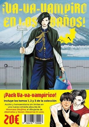 PACK VAMPÍRICO ¡VA-VA-VAMPIRO EN LOS BAÑOS! VOLUMEN 1 A 3 | 9788418739996 | Okujima, Hiromasa | Llibreria online de Figueres i Empordà