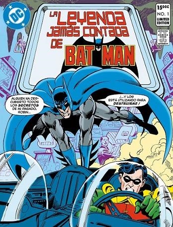 DC EDICIÓN FACSÍMIL #08 LA LEYENDA JAMÁS CONTADA DE BATMAN | 9791370136185 | Varis Autors | Llibreria online de Figueres i Empordà