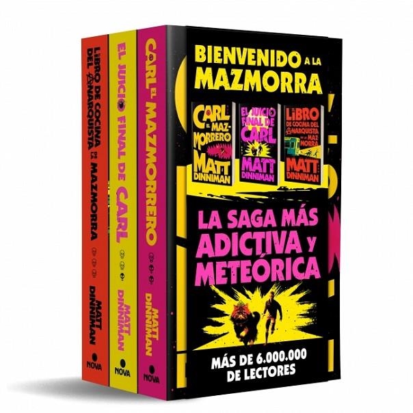 Pack Bienvenido a la mazmorra (Carl el Mazmorrero | El juicio final de Carl | El libro de cocina del anarquista de la Mazmorra) | 9788410466524 | Dinniman, Matt | Llibreria online de Figueres i Empordà