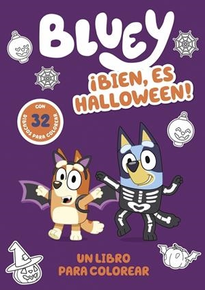Bluey. Actividades - ¡Bien, es Halloween! Un libro para colorear terroríficament | 9788448874773 | Bluey | Llibreria online de Figueres i Empordà